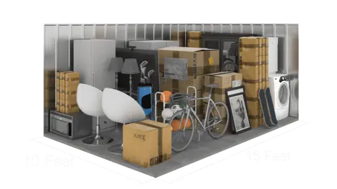 10x10 to 10x15 storage unit at Valora Storage
