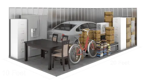 10x20 or larger storage unit at Valora Storage